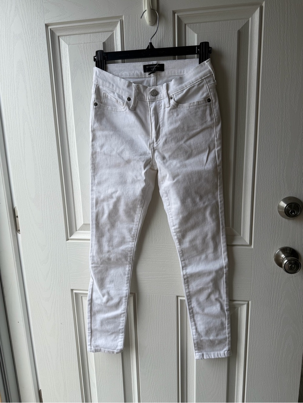 Banana Republic White Skinny Jeans for women